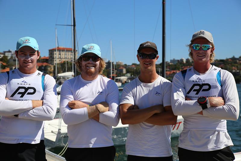 Anyon's RNZYS team dockside at the RSYS - 2018 Hardy Cup Sydney International Match Racing Regatta - photo © Darcie C Photography