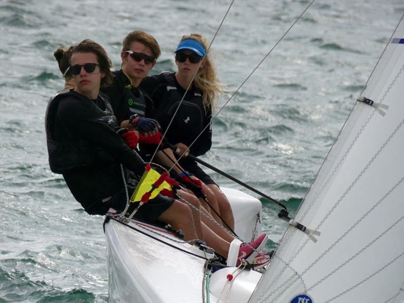 Day 3 - CentrePort Wellington International Youth Match Racing Championship photo copyright Irina Winsley taken at Royal Port Nicholson Yacht Club and featuring the Match Racing class