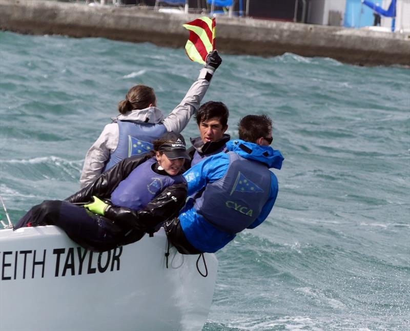 Day 3 - CentrePort Wellington International Youth Match Racing Championship photo copyright Irina Winsley taken at Royal Port Nicholson Yacht Club and featuring the Match Racing class