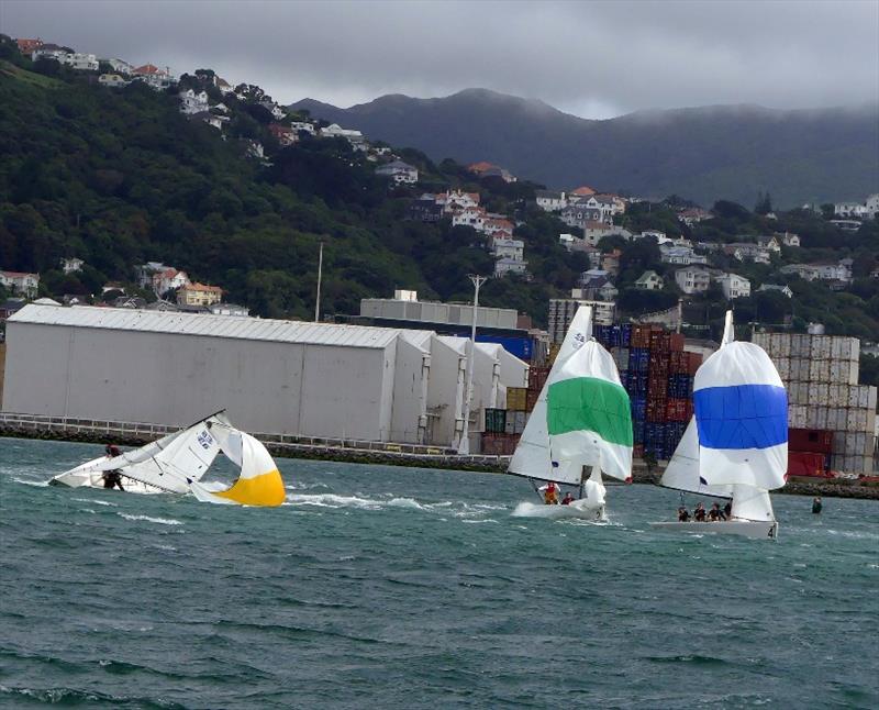 Day 3 - CentrePort Wellington International Youth Match Racing Championship photo copyright Irina Winsley taken at Royal Port Nicholson Yacht Club and featuring the Match Racing class