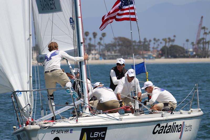 Congressional Cup - Day 1 - Long Beach Yacht Club - April 18, 2018 photo copyright Bronny Daniels taken at Long Beach Yacht Club and featuring the Match Racing class