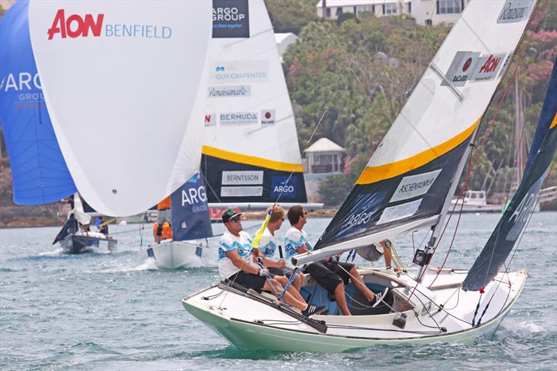 Joachim Aschenbrenner and crew work upwind - 2018 Argo Group Gold Cup - Day 2 - photo © Charles Anderson / RBYC