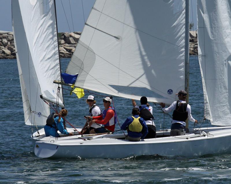 2018 Long Beach Yacht Club Junior Match Race Invitational photo copyright Rick Robert taken at Long Beach Yacht Club and featuring the Match Racing class