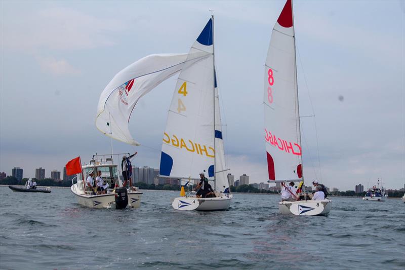 2018 US Grand Slam Grade 2 Series photo copyright Nicole Richardson taken at Chicago Yacht Club and featuring the Match Racing class