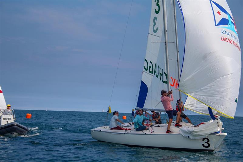 2018 US Grand Slam Grade 2 Series photo copyright Nicole Richardson taken at Chicago Yacht Club and featuring the Match Racing class