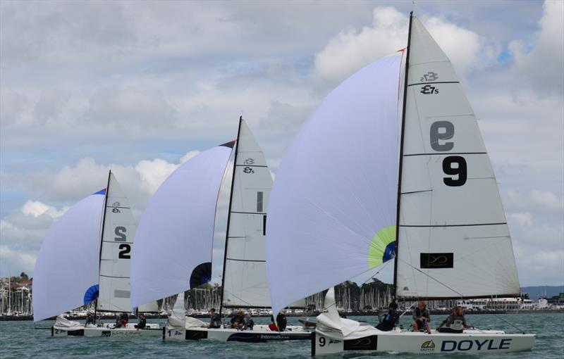 2017 Yachting Developments New Zealand Match Racing Championships photo copyright Andrew Delves taken at Royal New Zealand Yacht Squadron and featuring the Match Racing class