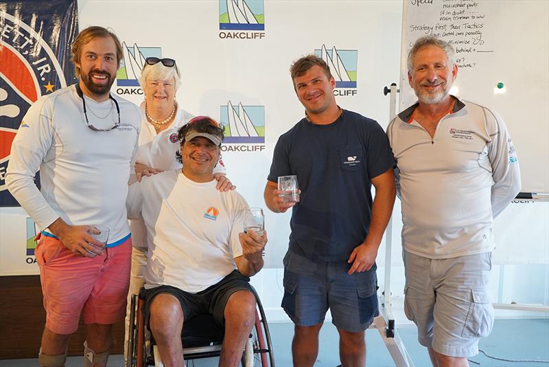 Clagett-Oakcliff Match Race Clinic and Regatta third place Rick Doerr, Charles McClure and Matt Amatruda photo copyright Francis George taken at Sagamore Yacht Club and featuring the Match Racing class