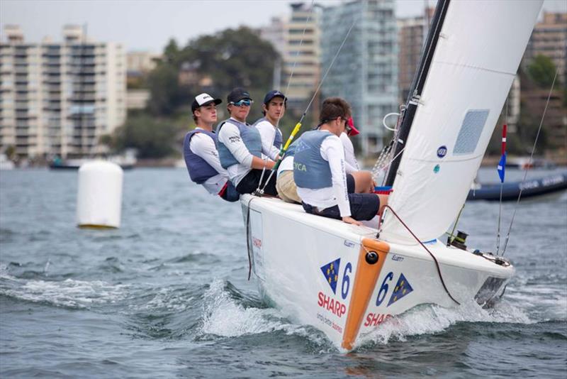 Finn Tapper and his CYCA team in action photo copyright Cruising Yacht Club of Australia taken at Cruising Yacht Club of Australia and featuring the Match Racing class