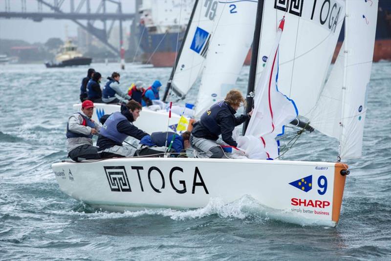 James Hodgson and his team from the Cruising Yacht Club of Australia currently sit at the top of the leader board photo copyright Hamish Hardy CYCA taken at Cruising Yacht Club of Australia and featuring the Match Racing class