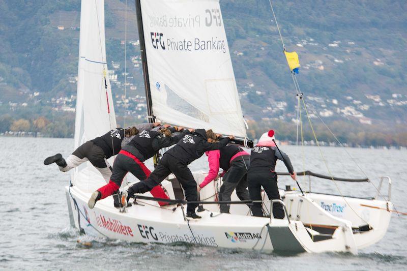 Swiss International Women's Match 2018 photo copyright Cyrill Sipka taken at  and featuring the Match Racing class