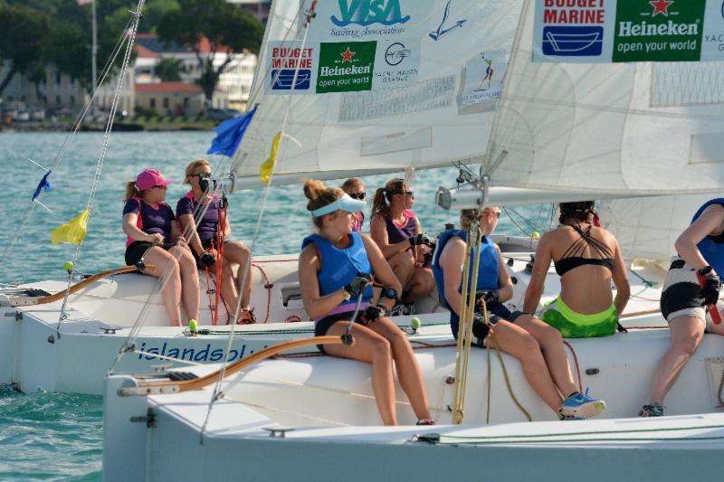 Action in St. Thomas' Charlotte Amalie harbor at the 2016 WIM Series - photo © Dean Barnes / CAMR