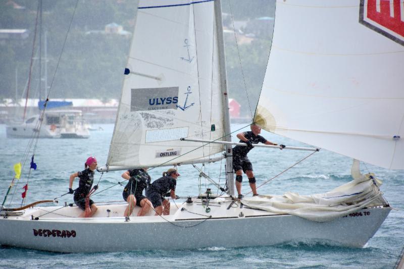 2018 WIM Series Finale at Carlos Aguilar Match Race - Day 3 photo copyright Dean Barnes taken at St. Thomas Yacht Club and featuring the Match Racing class