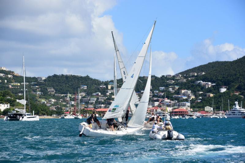 2018 WIM Series Finale at Carlos Aguilar Match Race - Final Day photo copyright Dean Barnes taken at St. Thomas Yacht Club and featuring the Match Racing class