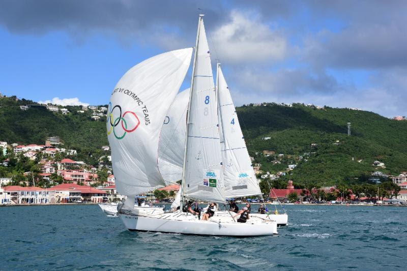 2018 WIM Series Finale at Carlos Aguilar Match Race - Final Day photo copyright Dean Barnes taken at St. Thomas Yacht Club and featuring the Match Racing class