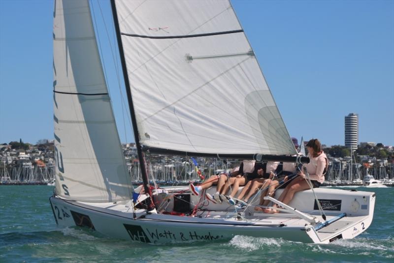 Megan Thomson - RNZYS NZ Women's Match Racing Championship photo copyright Andrew Delves taken at Royal New Zealand Yacht Squadron and featuring the Match Racing class