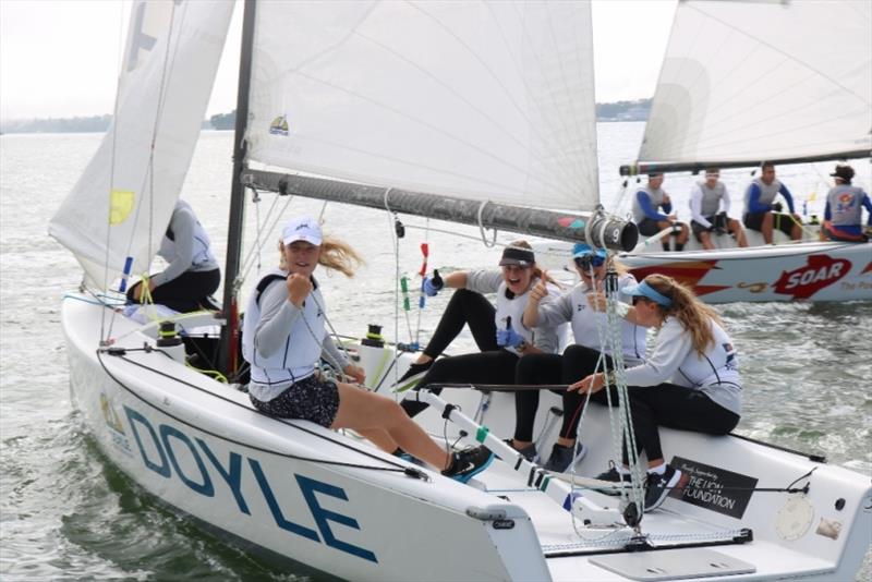 Charlotte Griffin RSYS Team - NZ Women's Match Racing Championship photo copyright Andrew Delves taken at Royal New Zealand Yacht Squadron and featuring the Match Racing class