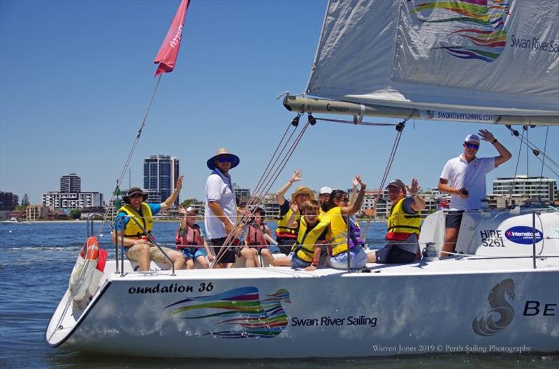 2019 Warren Jones International Youth Regatta - Day 2 photo copyright Rick Steuart / Perth Sailing Photography taken at Royal Perth Yacht Club and featuring the Match Racing class