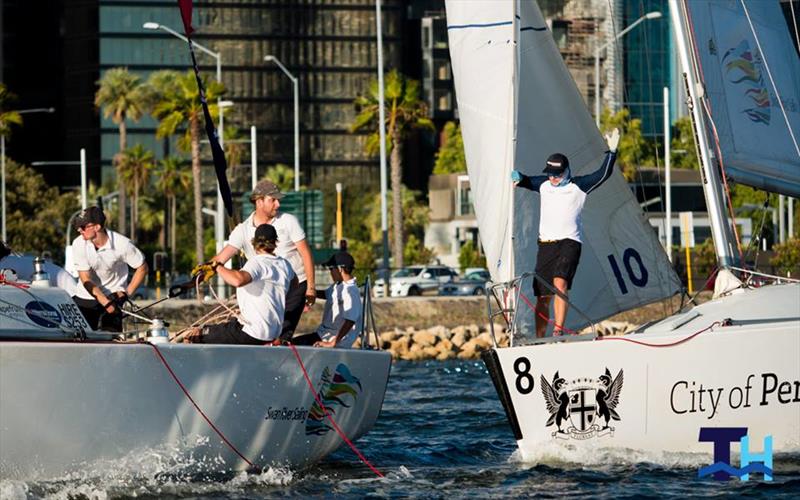 2019 Warren Jones International Youth Regatta photo copyright Tom Hodge taken at Royal Perth Yacht Club and featuring the Match Racing class