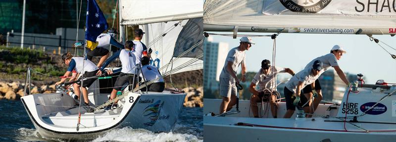 2019 Warren Jones International Youth Regatta photo copyright Drew Malcolm / Tom Hodge taken at Royal Perth Yacht Club and featuring the Match Racing class