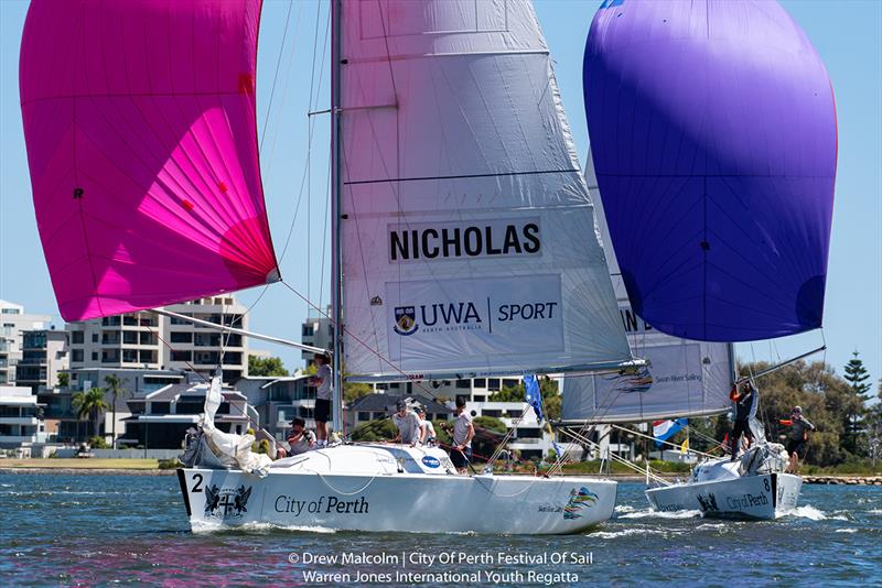 2019 Warren Jones International Youth Regatta - Day 3 photo copyright Drew Malcolm taken at Royal Perth Yacht Club and featuring the Match Racing class
