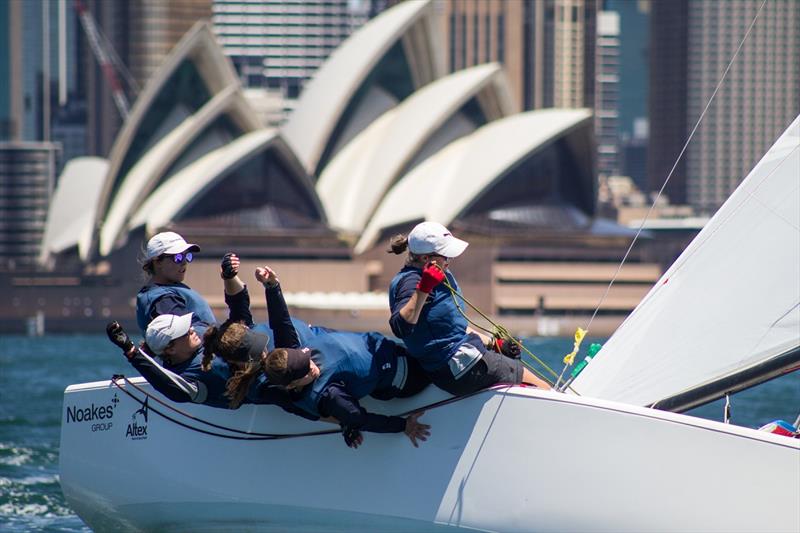 Hardy Cup 2018 winners Clare Costanzo RPAYC photo copyright Darcie C Photography taken at Royal Sydney Yacht Squadron and featuring the Match Racing class