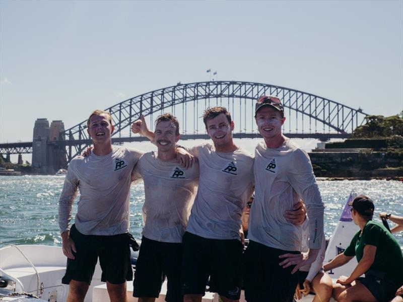 2019 Hardy Cup winners RNZYS with the Harbour Bridge in the background photo copyright Darcie C Photography taken at Royal Sydney Yacht Squadron and featuring the Match Racing class