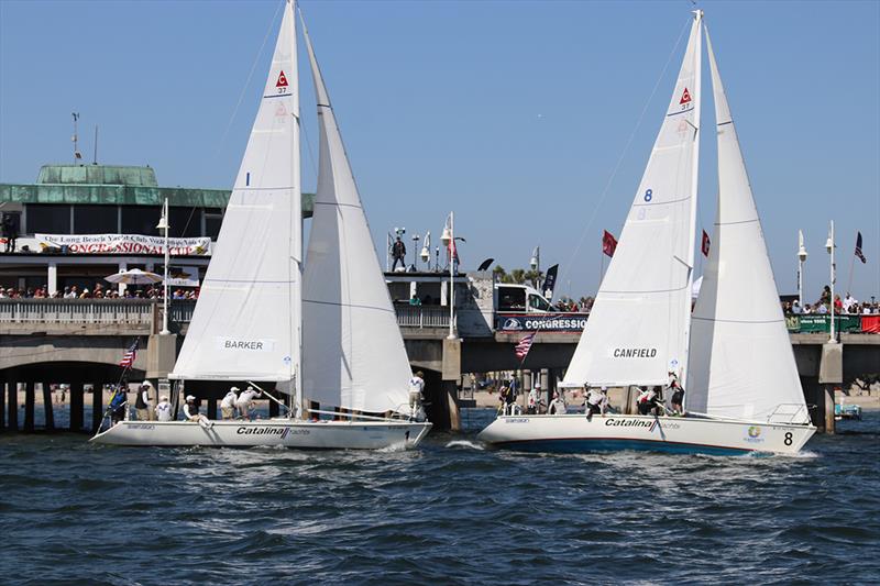 Congressional Cup photo copyright Bronny Daniels taken at Long Beach Yacht Club and featuring the Match Racing class