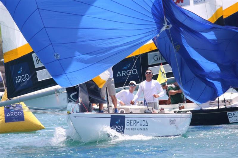 Italy's Ettore Botticini (second from right) returns for his second Argo Group Gold Cup as the reigning Youth Match Racing World Champion - photo © Charles Anderson