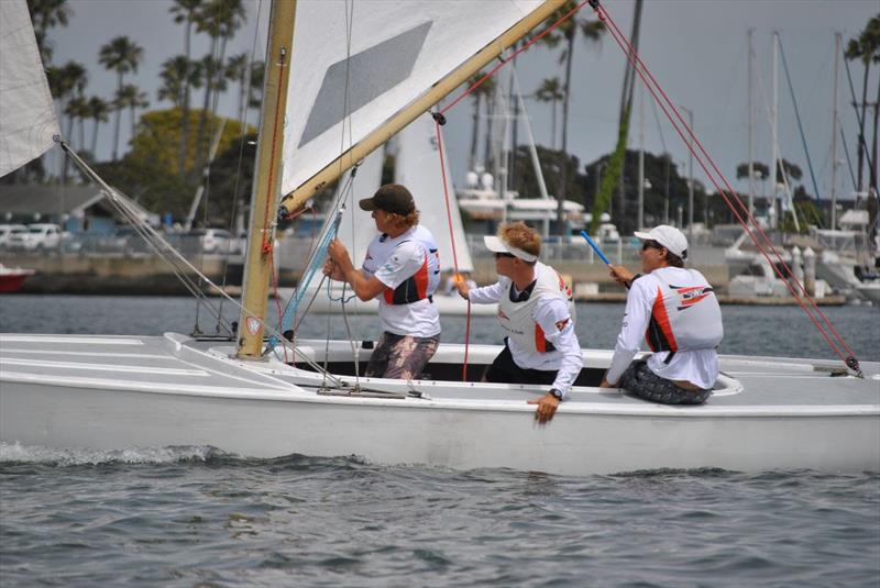 2019 Junior Match Racing Championships photo copyright Laurie Morrison taken at Long Beach Yacht Club and featuring the Match Racing class