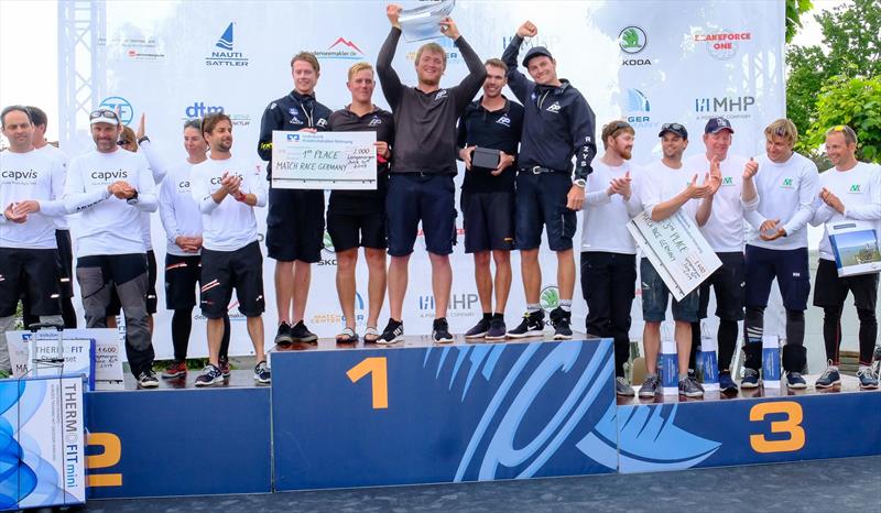 New Zealand's Knots Racing Team win the 22nd Match Race Germany photo copyright Andy Heinrich taken at  and featuring the Match Racing class