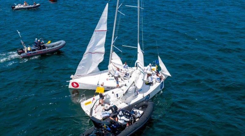 Midsummer Match Cup is the first Grade 1 regatta in the world with a mixed team rule photo copyright Linus Arvidsson taken at  and featuring the Match Racing class