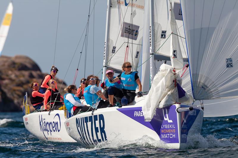 Day 4 - Lysekil Women's Match 2019 photo copyright Dan Ljungsvik / LWM taken at  and featuring the Match Racing class