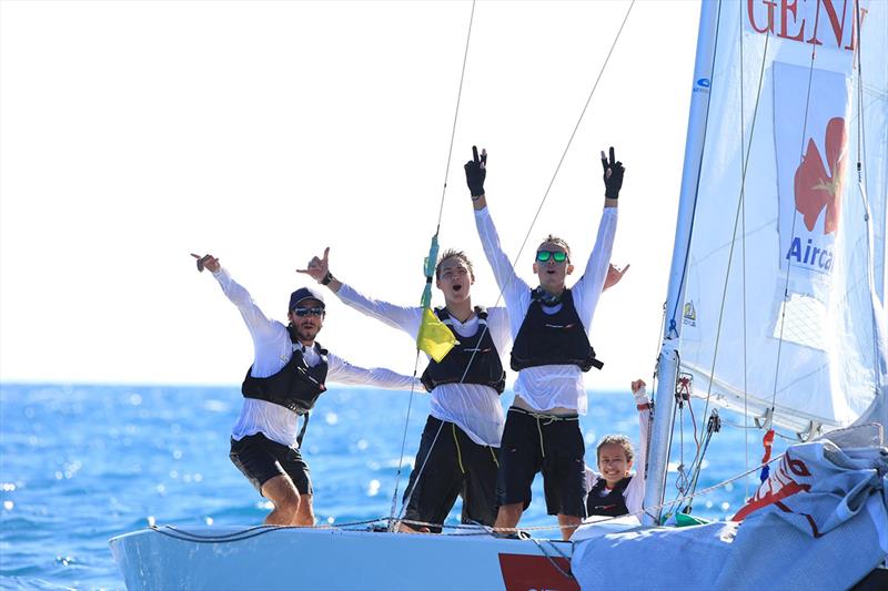 2019 Aircalin Match Racing Cup, Day 4 photo copyright Farine Reveilhac taken at Cercle Nautique Calédonien and featuring the Match Racing class