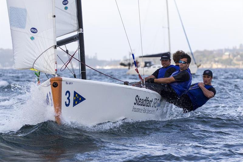 Third time lucky for Hodgson, winning the Australian Youth Match Racing Championship today photo copyright Andrea Francolini taken at Cruising Yacht Club of Australia and featuring the Match Racing class