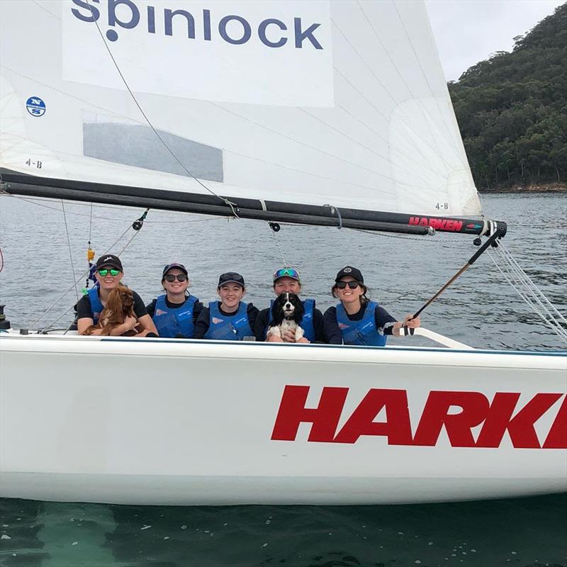 2019 Harken International Youth Match Racing Championship  photo copyright Katie Pellew taken at Royal Prince Alfred Yacht Club and featuring the Match Racing class