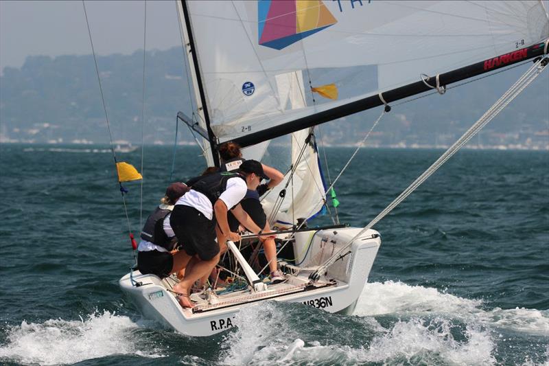 2019 Harken International Youth Match Racing Championship - photo © Katie Pellew