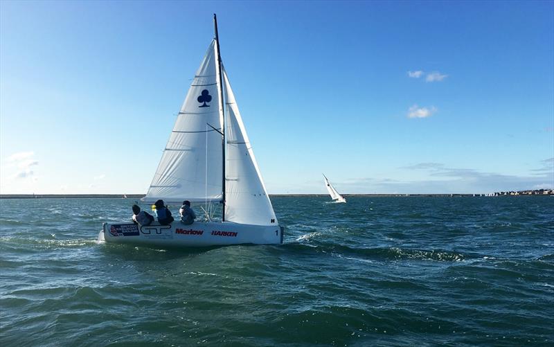 Moody Decking Schools Match Racing Championship 2019 photo copyright British Sailing Team taken at Weymouth & Portland Sailing Academy and featuring the Match Racing class