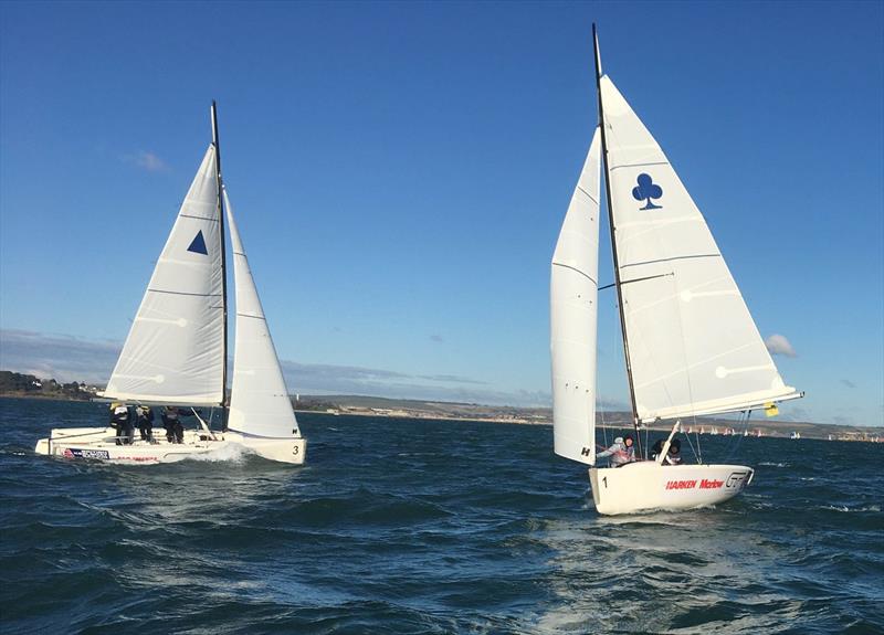 Moody Decking Schools Match Racing Championship 2019 photo copyright British Sailing Team taken at Weymouth & Portland Sailing Academy and featuring the Match Racing class
