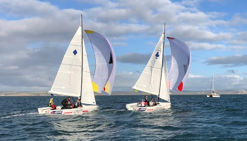 RYA Winter Match Racing 2020 photo copyright RYA taken at Weymouth & Portland Sailing Academy and featuring the Match Racing class