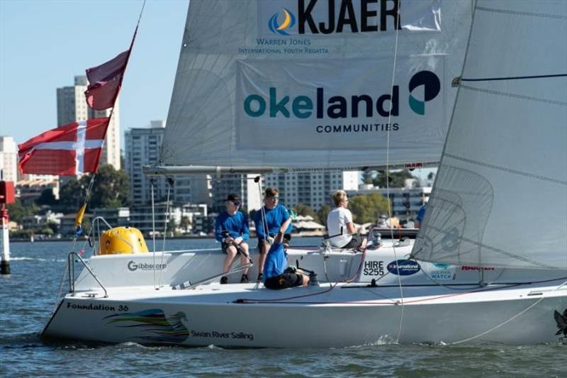 2020 Warren Jones International Youth Regatta day 1 photo copyright Drew Malcolm taken at Royal Perth Yacht Club and featuring the Match Racing class