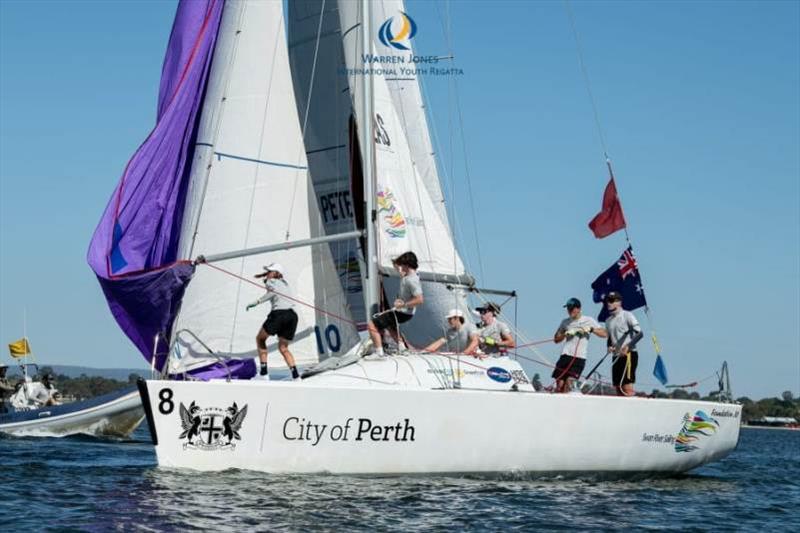 2020 Warren Jones International Youth Regatta day 1 photo copyright Drew Malcolm taken at Royal Perth Yacht Club and featuring the Match Racing class