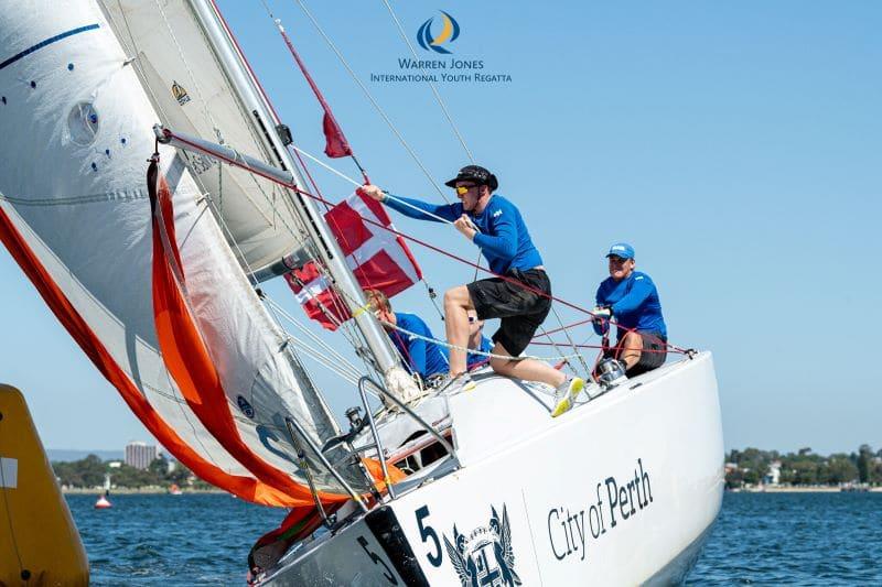 2020 Warren Jones International Youth Regatta photo copyright Drew Malcolm Photography taken at Royal Perth Yacht Club and featuring the Match Racing class