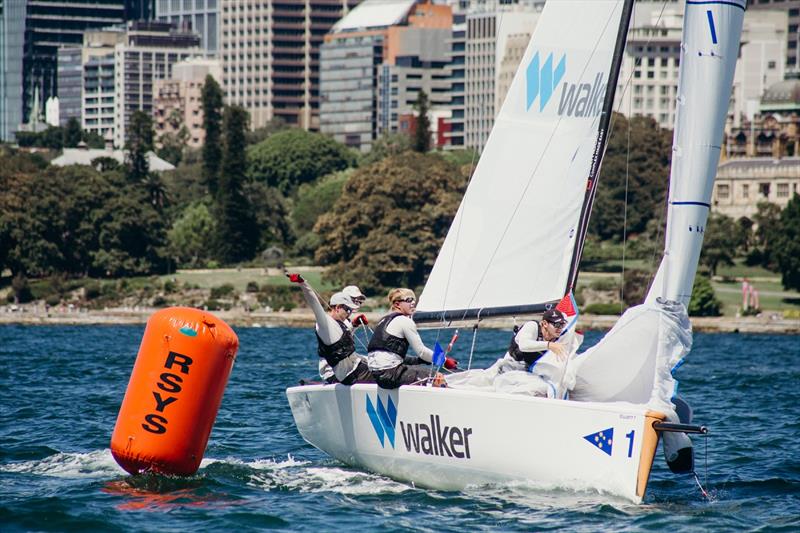 2019 Hardy Cup winners Nick EJ RNZYS on finals day photo copyright Darcie Collington Photography taken at Royal Sydney Yacht Squadron and featuring the Match Racing class
