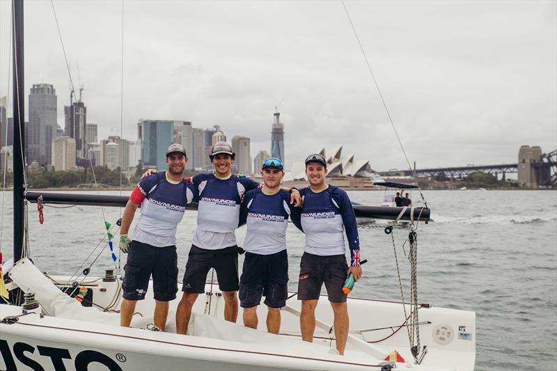 Victorious Harry Price Hardy Cup Finals photo copyright Darcie Collington Photography taken at Royal Sydney Yacht Squadron and featuring the Match Racing class