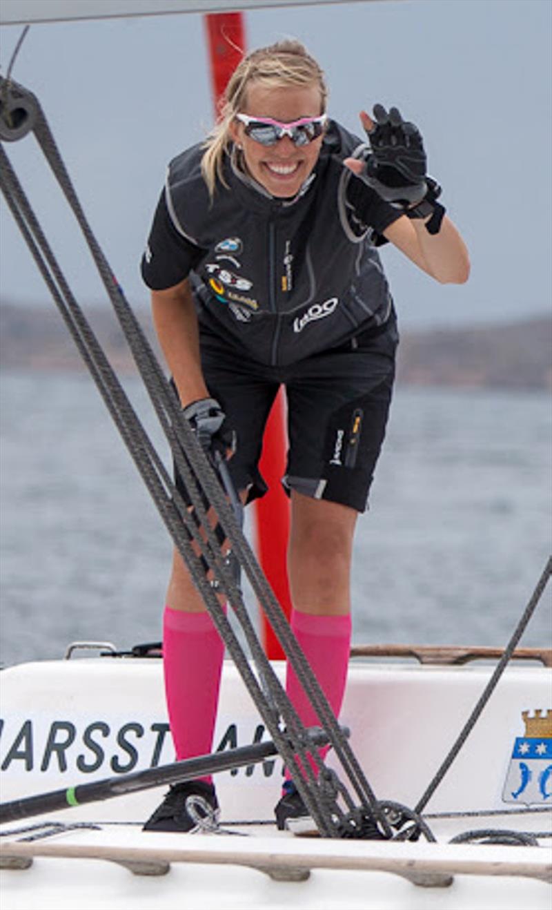 Anna Östling photo copyright Sean McNeill taken at Royal Bermuda Yacht Club and featuring the Match Racing class