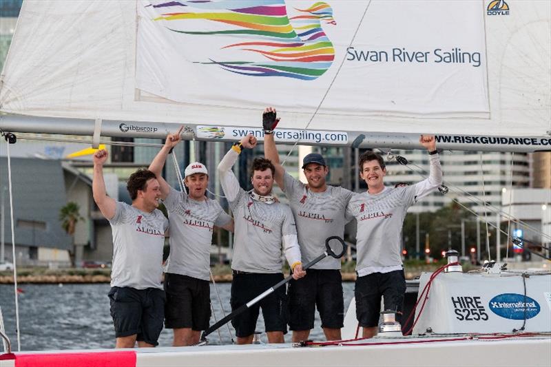 Alpha Racing Team (Boulden) wins the 2021 City of Perth Youth Cup photo copyright Drew Malcolm taken at Royal Perth Yacht Club and featuring the Match Racing class