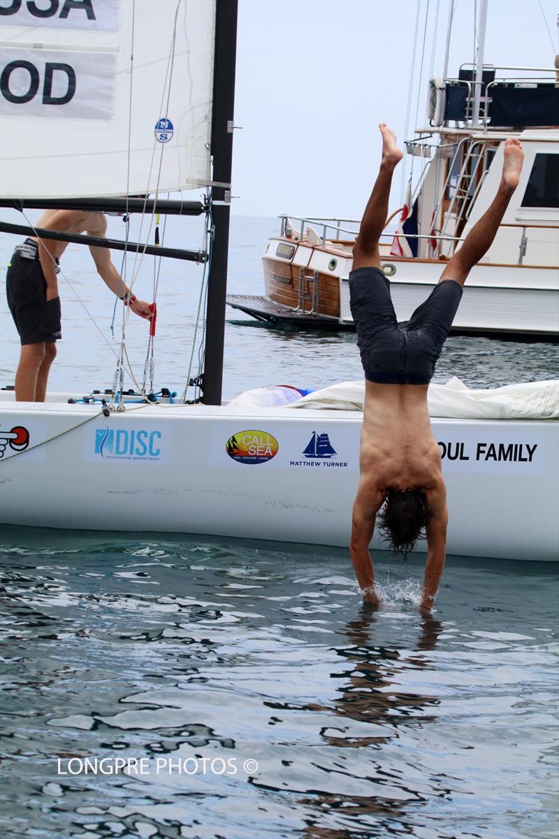 David Wood (USA, Balboa YC) - Youth Match Racing Worlds 2021 photo copyright Mary Longpre, Longpre Photos taken at Balboa Yacht Club and featuring the Match Racing class