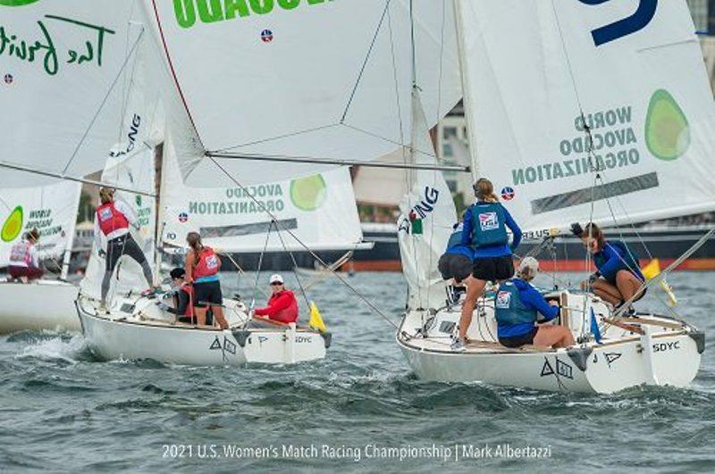 2021 U.S. Women's Match Racing Championship photo copyright Mark Albertazzi taken at San Diego Yacht Club and featuring the Match Racing class