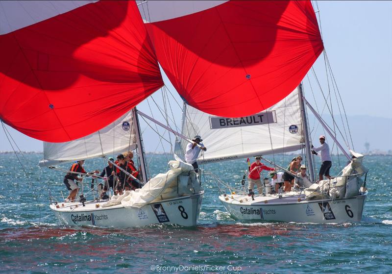 Ficker Cup photo copyright Bronny Daniels taken at Long Beach Yacht Club and featuring the Match Racing class