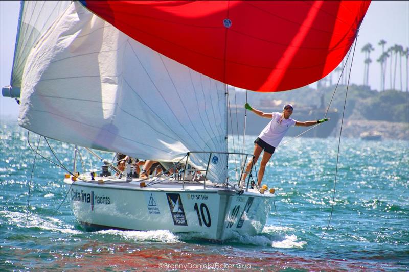 2021 Ficker Cup photo copyright Bronny Daniels taken at Long Beach Yacht Club and featuring the Match Racing class